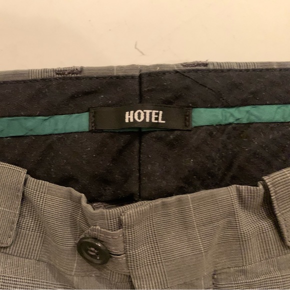 Hotel Checked Casual Dress Pants - Picture 3 of 10
